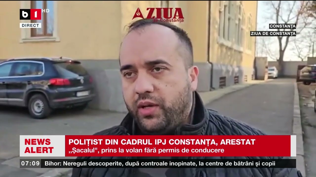 POLIȚIST DIN CADRUL IPJ CONSTANȚA, ARESTAT_Știri B1TV_14 febr. 2025