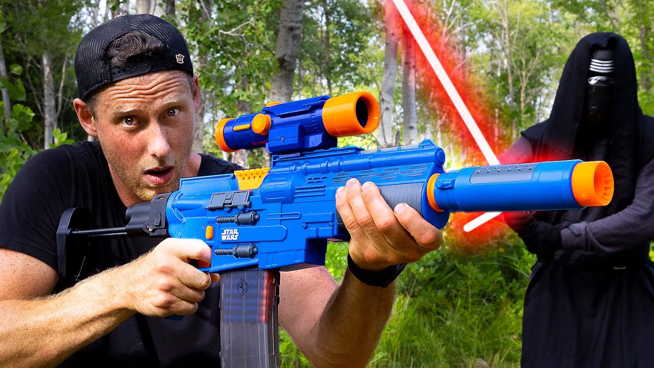 NERF STAR WARS BATTLE! В мир Nerf...