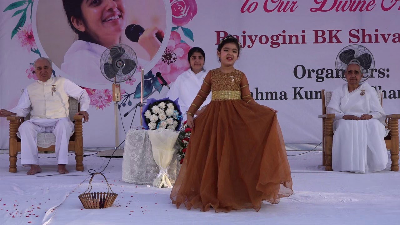 Jharno se sangeet h behta..# Bk Ashmita #Sister shivani in Chandigarh ....2019