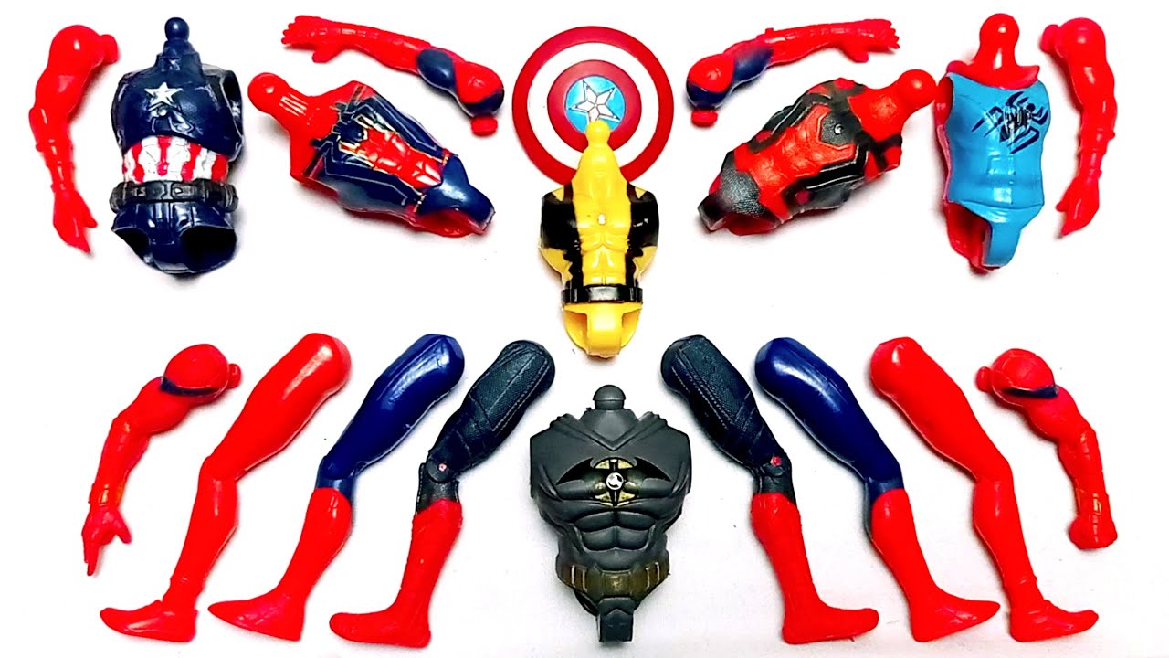 AVENGERS TOYS MARVEL'S WOLVERINE BATMAN SPIDER-MAN 3 BATMAN SUPERHEROES TOYS