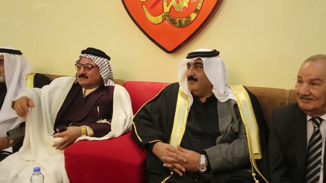 استقبال الشيخ مانع الحميدي الدهام وفد من العراق الشقيق شيوخ ووجهاء النجف