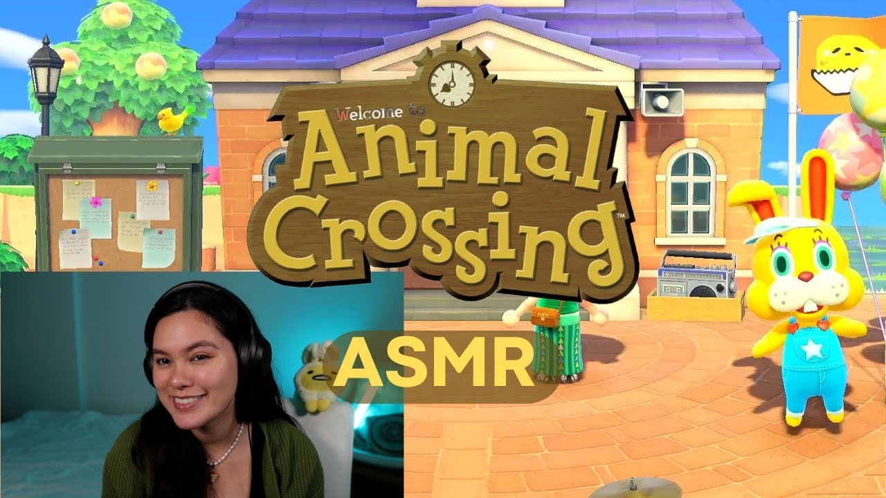 ASMR Lets Play! Animal Crossing Island Tour 🌿🌴🐻