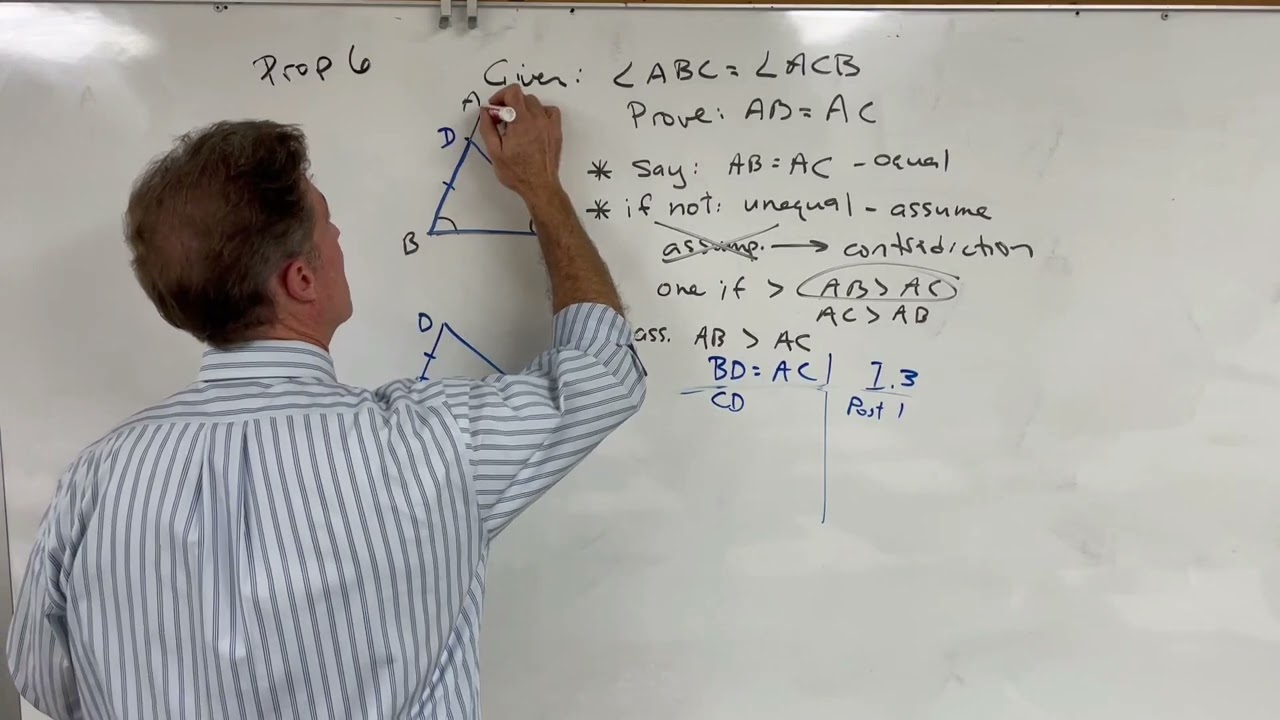 Euclid's Elements: Book 1, Prop 6
