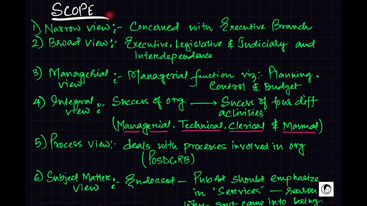 Scope & Significance  of Public Administration || Ch 1 || Paper1 || #PublicAdministration #UPSC #CSE
