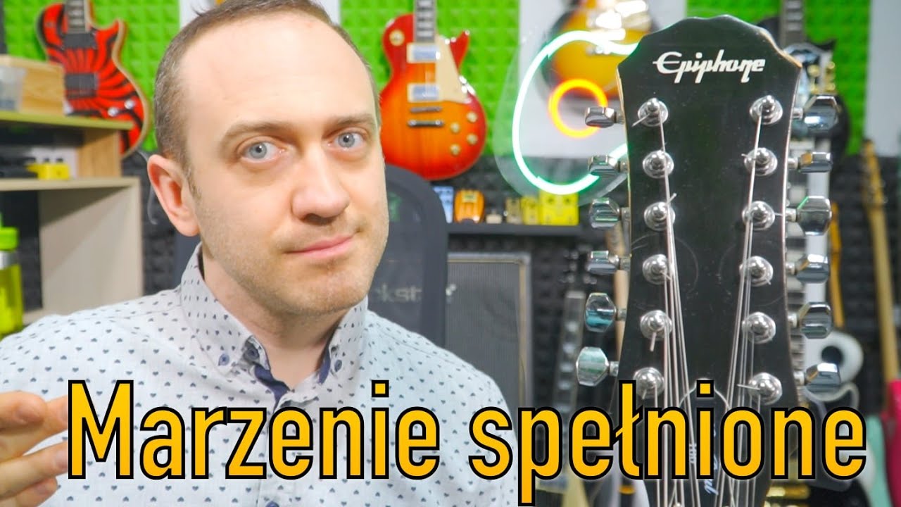 Gitara idealna: Czarny Epiphone Les Paul z 12 strunami!!!