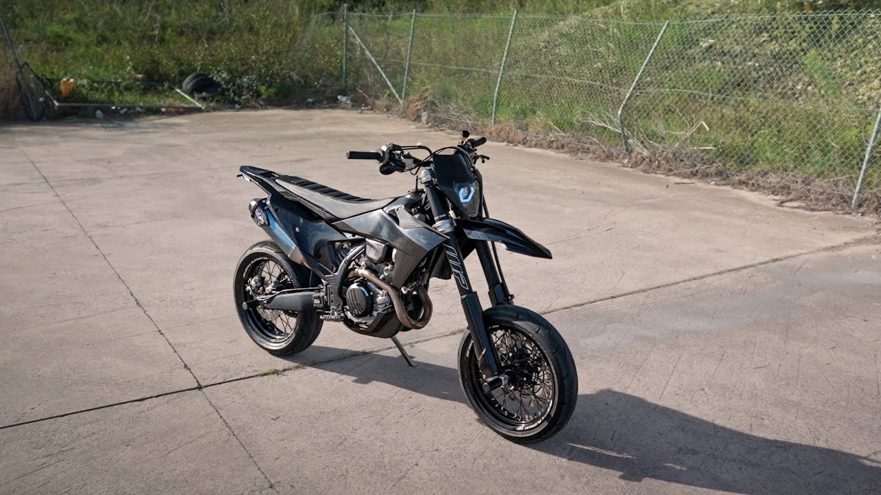 First Ride On A SuperMoto | KTM 500 EXC-F