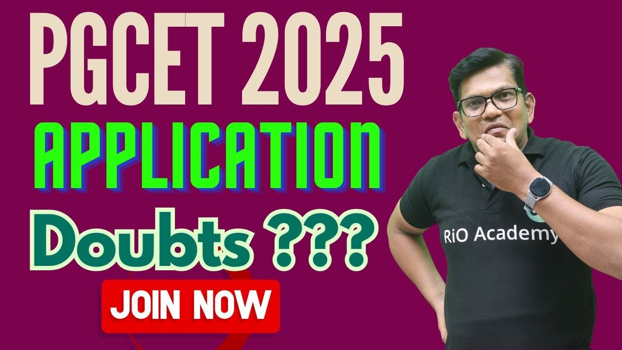 PGCET 2026 Application Procedure | Clarify all your doubts   Rio Sir