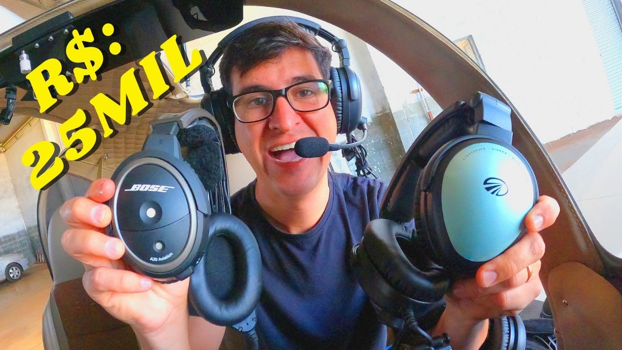 GASTAMOS 25MIL REAIS EM HEADSET PRO RV10 * Bose A20 x Lightspeed Sierra *