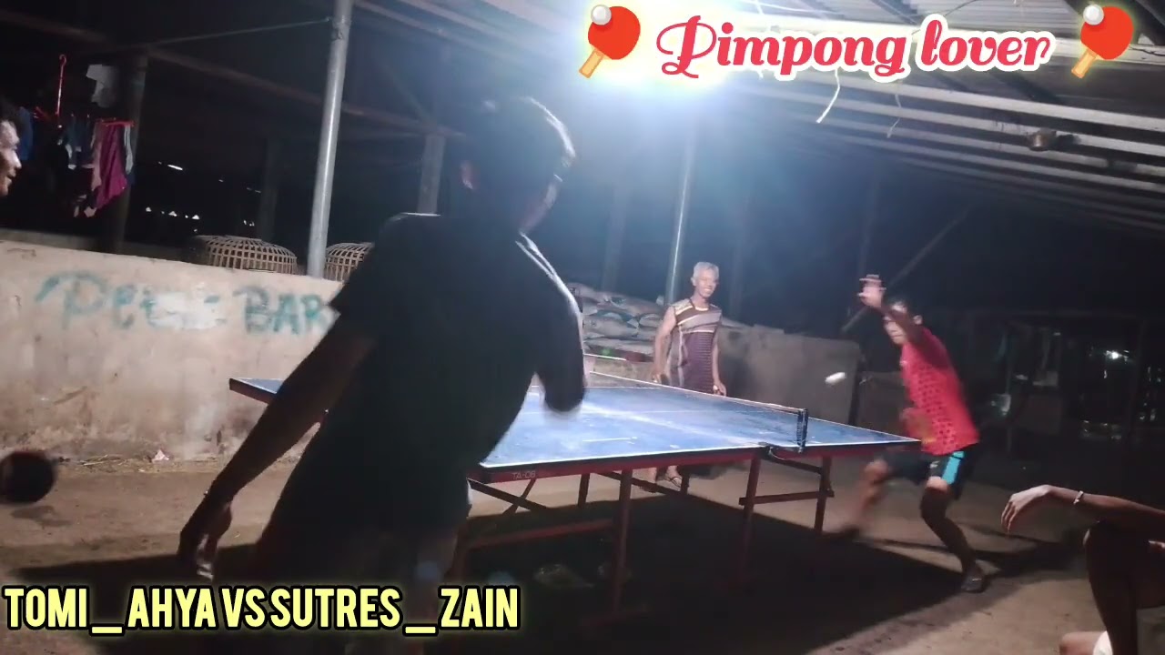 DUA KALI MAIN KALAH TERUS 🏓 TOMI AHYA VS ZAIN _ SUTRES _ PIMPONG LOVER 