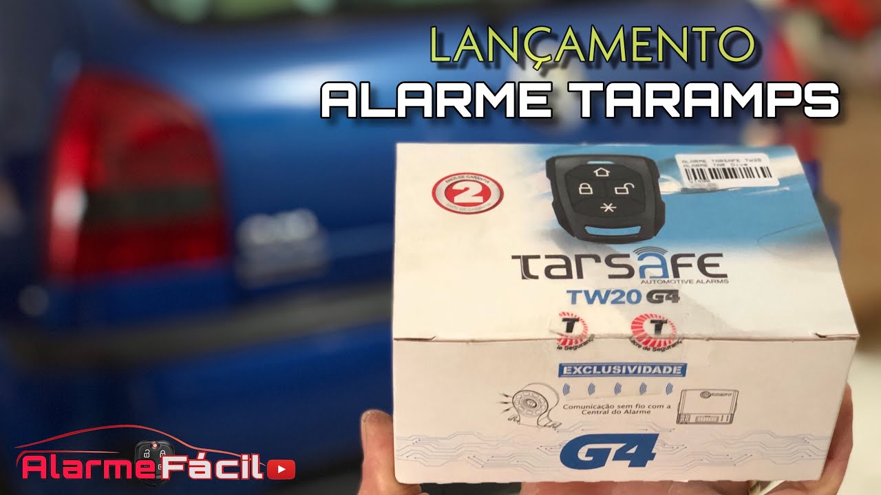 ALARME TARAMPS TW20 G4 TARSAFE  / Review e Instalação no GoL G3