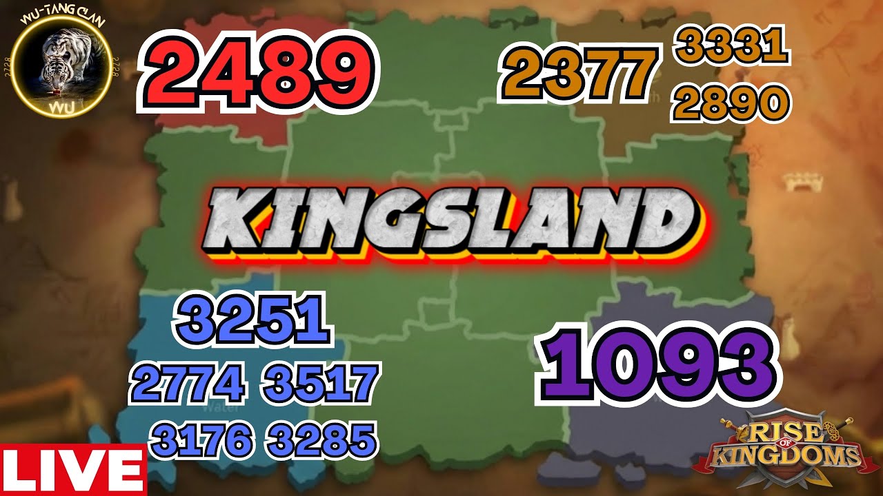 LIVE! Kingsland Fight 🔥 2489 & 3251 vs 1093 & 2377 | Rise of Kingdoms