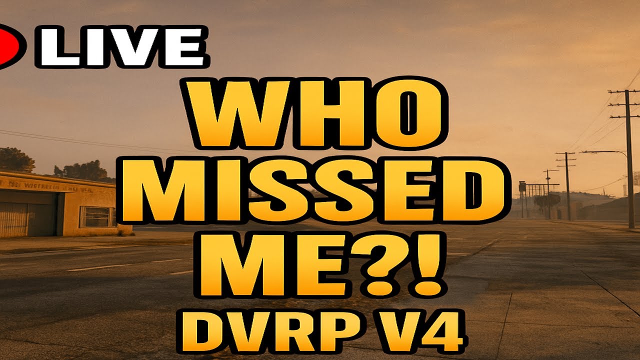 🔴 LIVE: 🔴 Back Outside Like I Never Left 💼 | DVRP V4 WHO MISSED ME?! 💎 #gtarp  #roleplay #dvrpV4