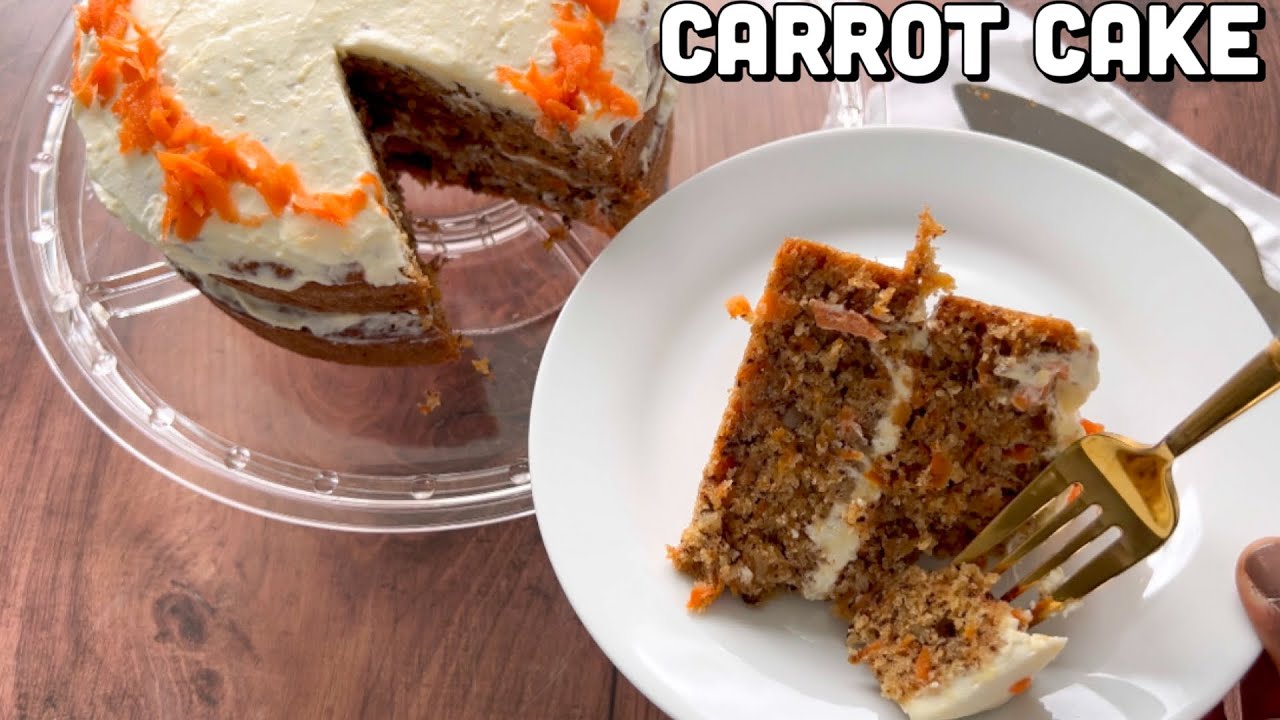 CARROT CAKE || CARROT CAKE RECIPE || MOIST CARROT CAKE || BEE'SKITCHEN