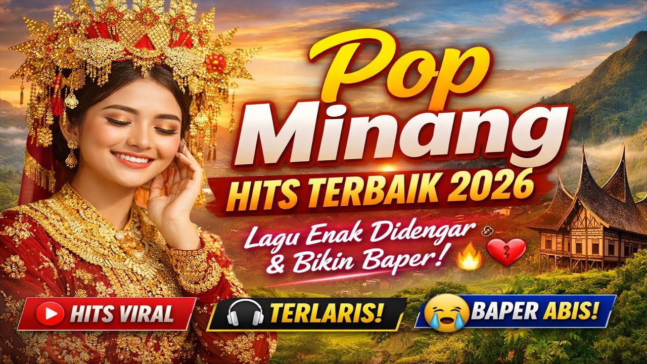 Pop Minang Hits Terbaik 2026 🔥 Lagu Minang Paling Enak Didengar & Bikin Baper
