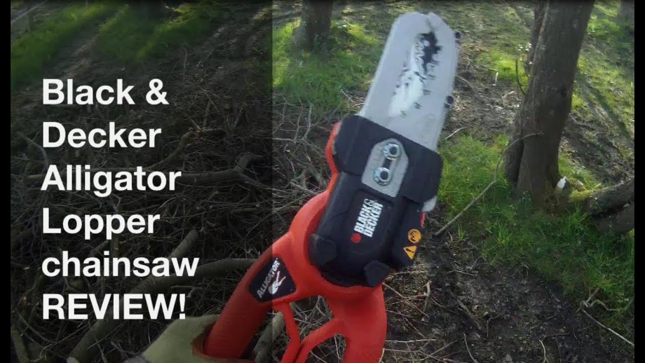 Обзор бензопилы Black and Decker Alligator