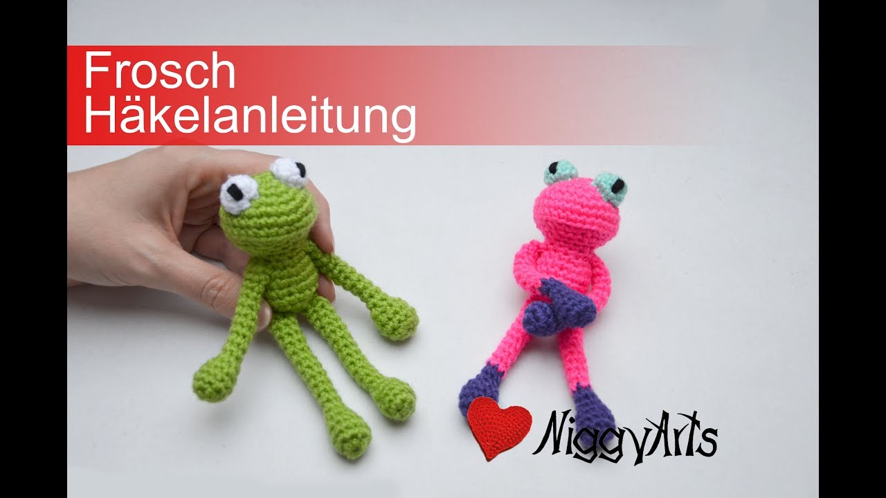 Frosch Häkelanleitung