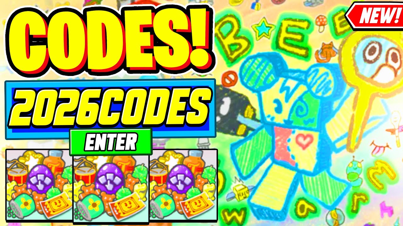 ⚠️Новое⚠️ ВСЕ РАБОЧИЕ КОДЫ для Bee Swarm Simulator 2026 - Roblox Bee Swarm Simulator Codes 2026