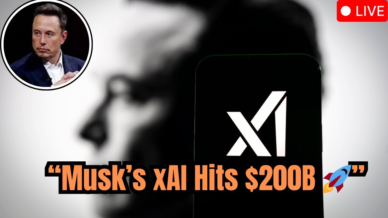 Elon Musk&rsquo;s xAI Hits $200 Billion Valuation After $10B Funding | AI Race Explained!
