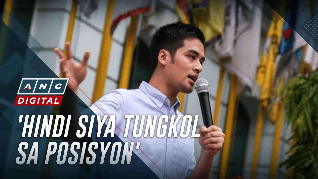 Pasig Mayor Vico Sotto on seeking higher office: Let's look beyond positions | ANC