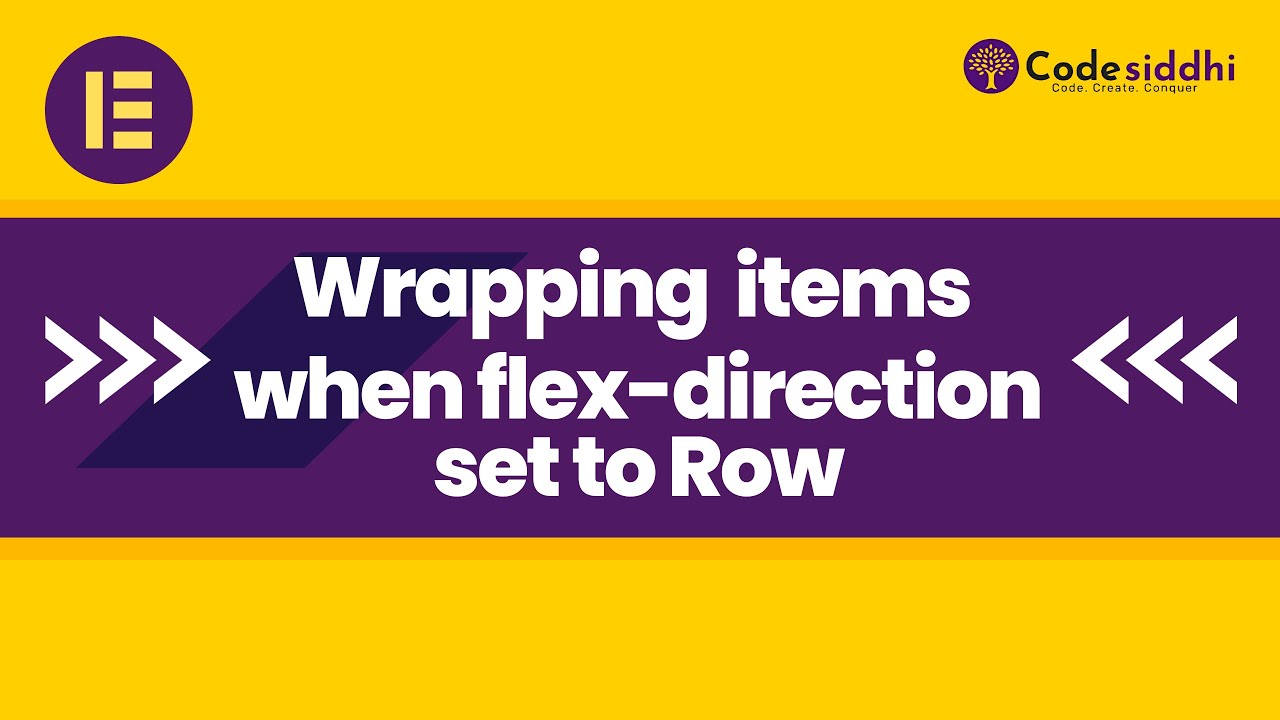 Wrapping items when Flex Direction set to row - Elementor Container 2024