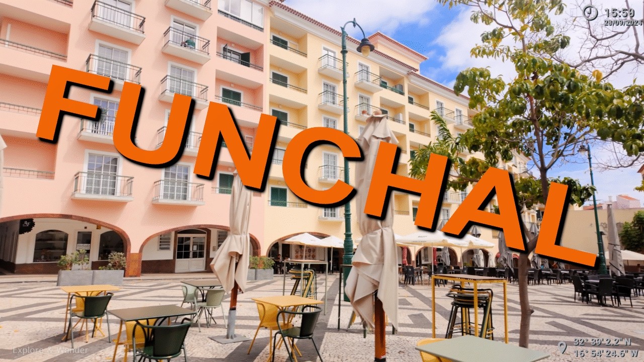 MADEIRA ☼ Walking Tour of Funchal: The Capital of Madeira in Stunning 4K HDR