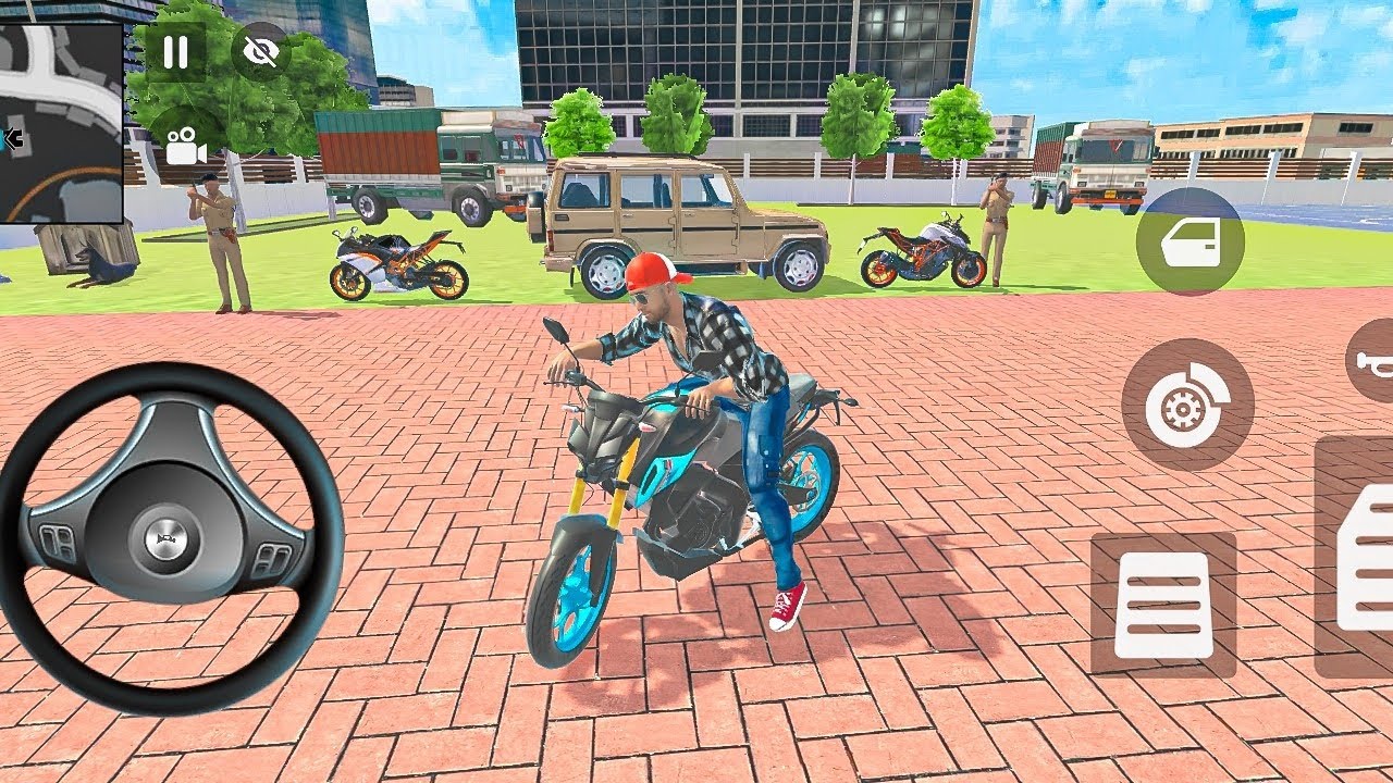 🎮 Franklin order by 2️⃣ KTM 200 and 1️⃣ jeep in Indian 🇮🇳 simulator bike thift auto
