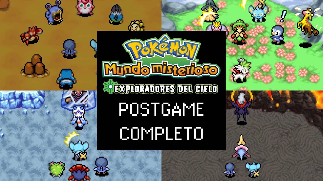 Pokémon Mundo Misterioso Exploradores del Cielo | POSTGAME COMPLETO