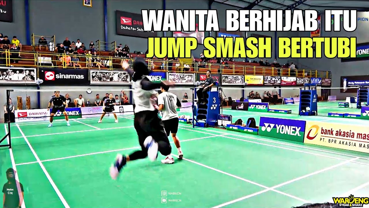 FINAL SERU Ganda Campuran. Yang Cewe Siapa Nih JUMP SMASH ?