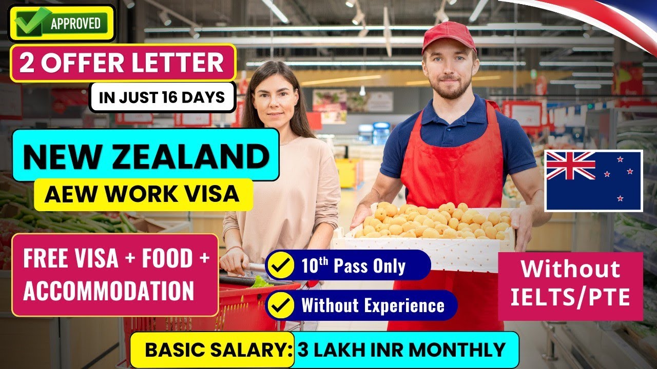 NEW ZEALAND WORK PERMIT | FREE WORK VISA | JOBS IN WAREHOUSE & SUPERMARKETS