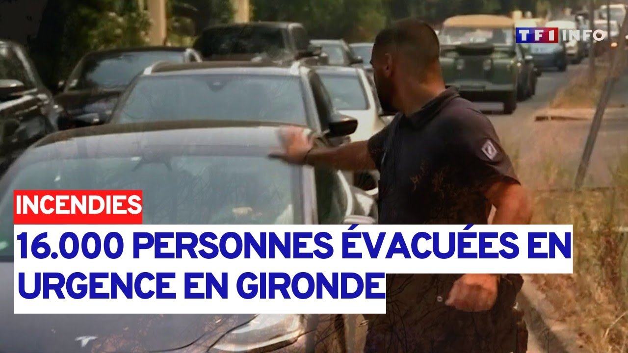 Incendies : des quartiers évacués en urgence en Gironde