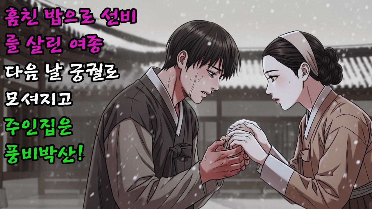 혹한에 얼어붙은 선비의 손발을 녹여준 여종이 다음 날 궁궐로 모셔져 가고 주인집은 풍비박산 나다 | 야담 권선징악 민담