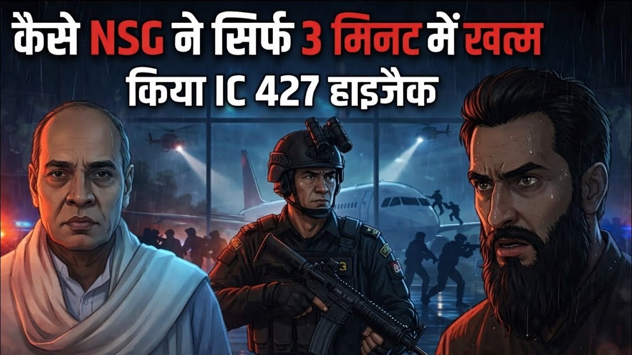 Kaise NSG ne sirf 3 minute meinkhatam kiya IC-427Hijack |2DAnimation |Operation Ashwamedh 