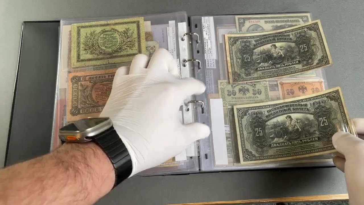 Klaser banknotów Rosji (~110szt)