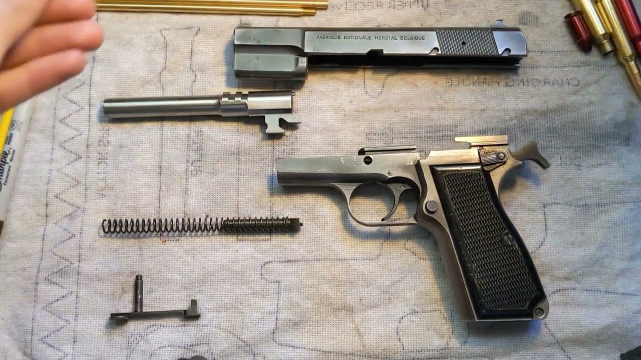 Browning Hi Power Field Strip ASMR😳No Talking Oddly Sensual: Now With Skippable Chapters