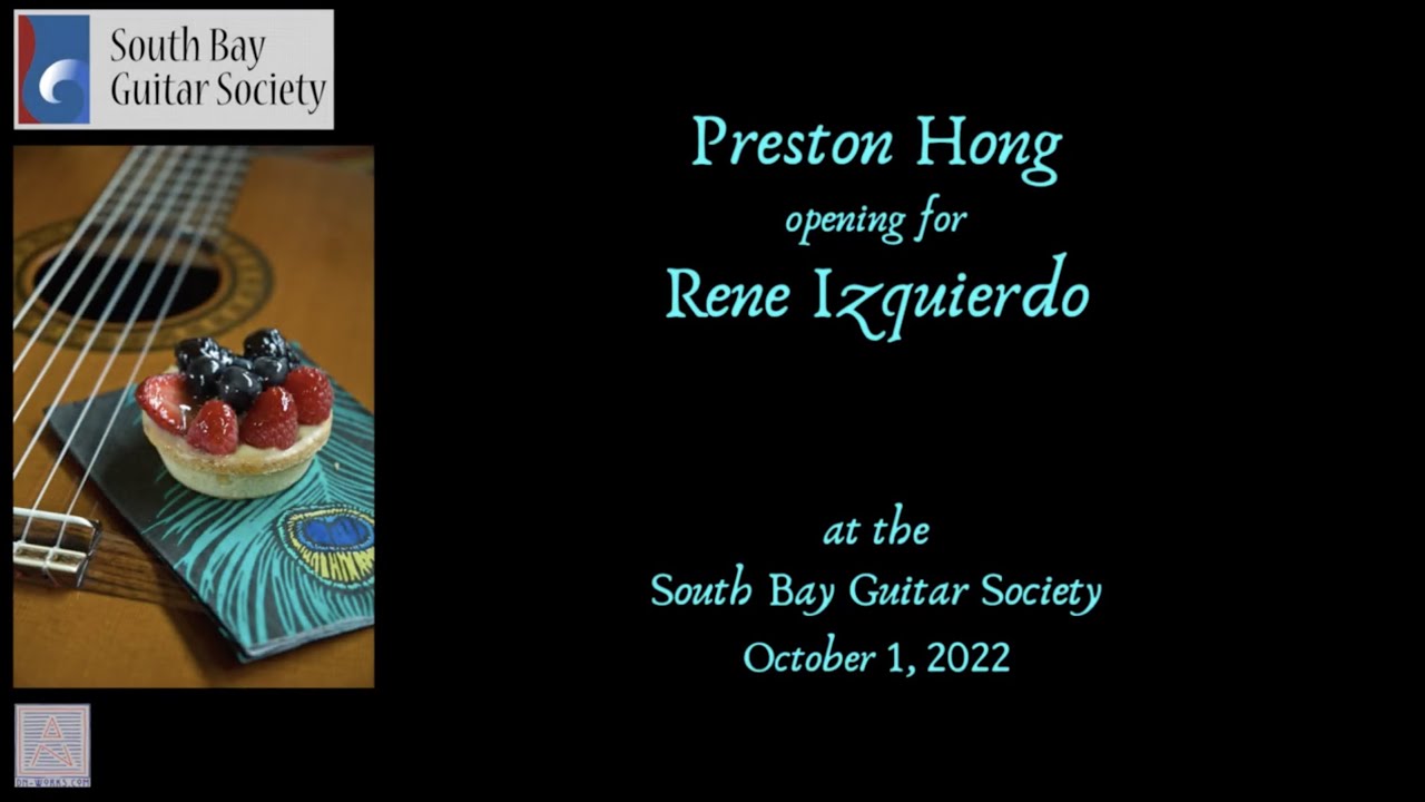 Preston Hong opening for Rene Izquierdo