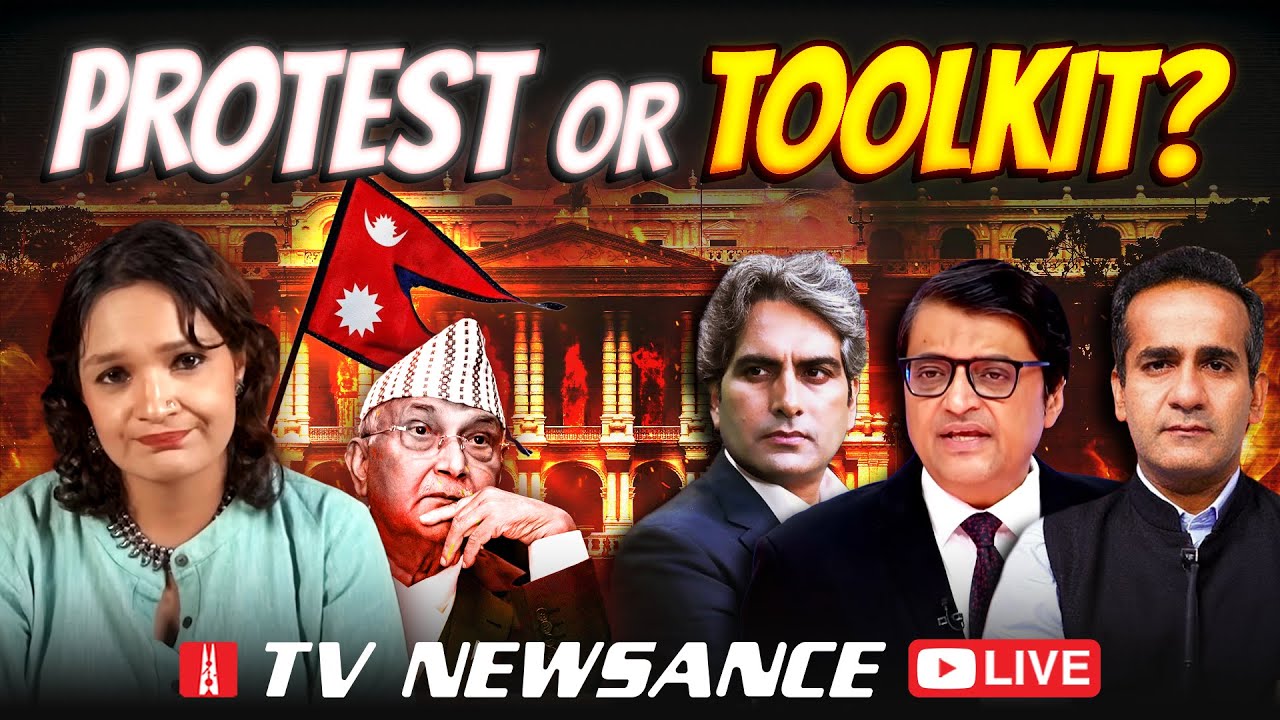 How Indian TV anchors TWISTED Nepal's Gen-Z protest | The TRUTH you should know | TV Newsance Live