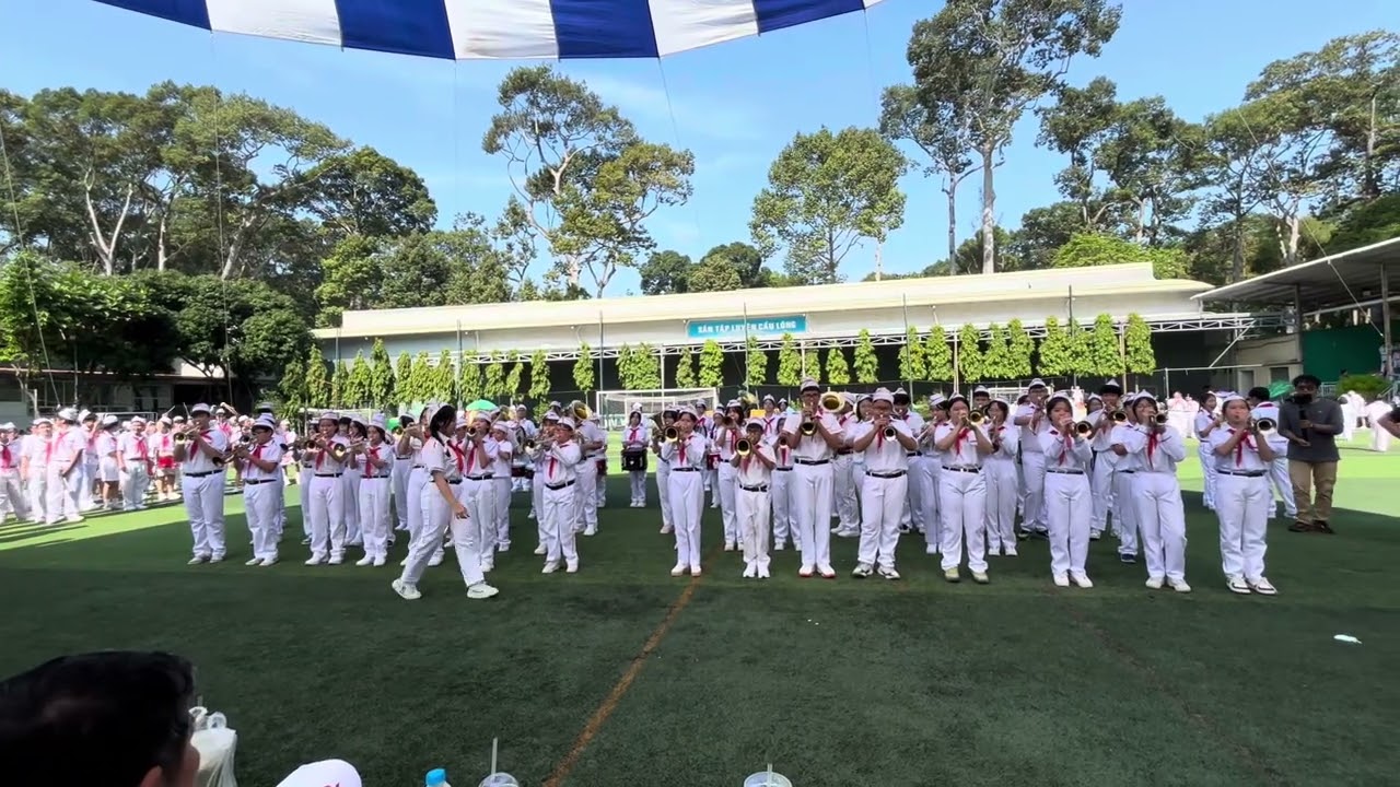 Liên đội THCS Nguyễn Du Quận 1 - Phần dự thi Liên hoan Tiếng kèn Đội ta Quận 1 năm hõ 2024 - 2025