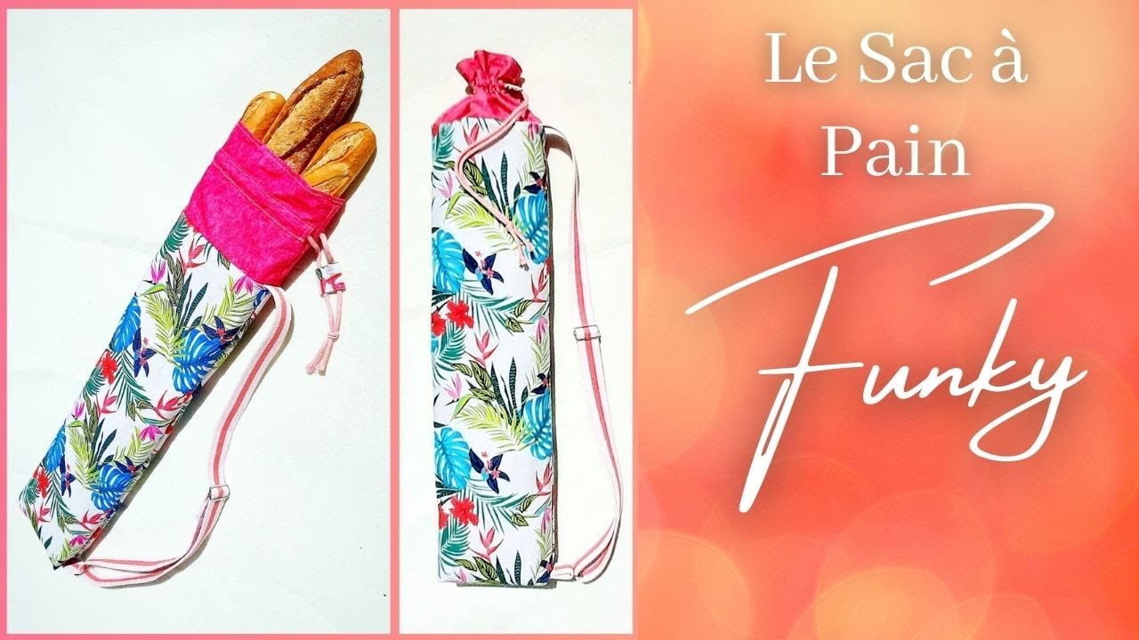 Tuto #diy couture débutant : coudre le Sac à Pain Funky 😋