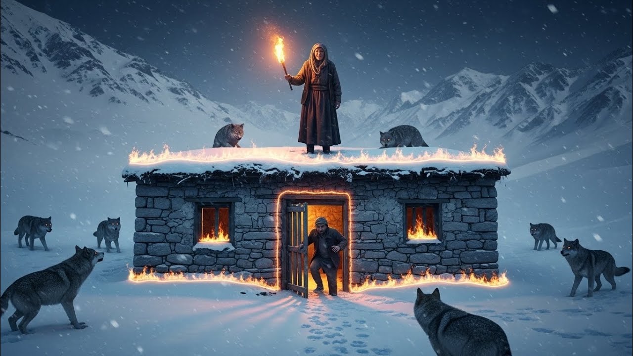 Elderly Woman vs Wolves in -71°C Blizzard | Survival with 2000 Sheep
