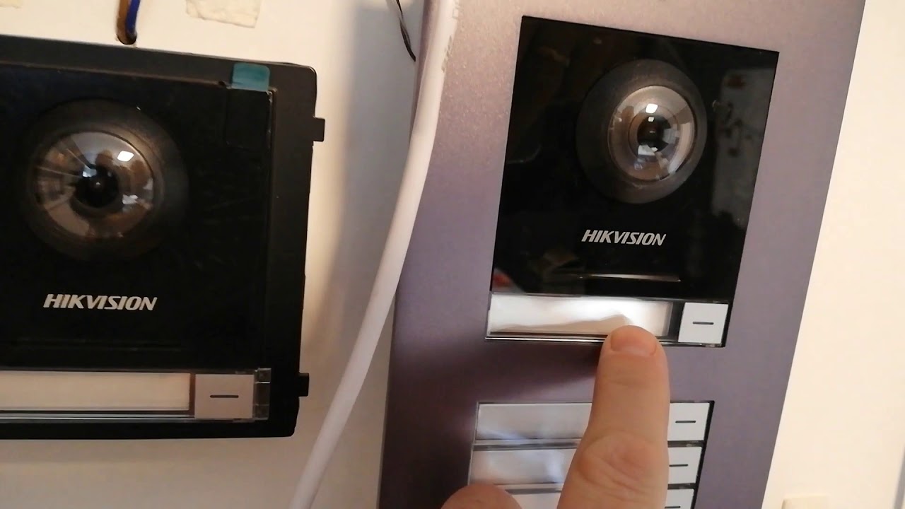 Anbinden und einrichten IP Sprechanlage HIKVISION