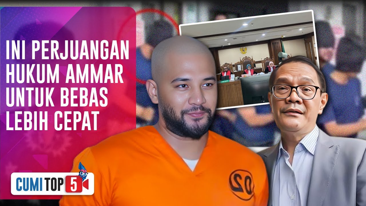5 Strategi Ammar Zoni Menuntut Kebebasan dari Jerat Narkoba: Dari Pledoi Hingga Kasasi | CUMI TOP V