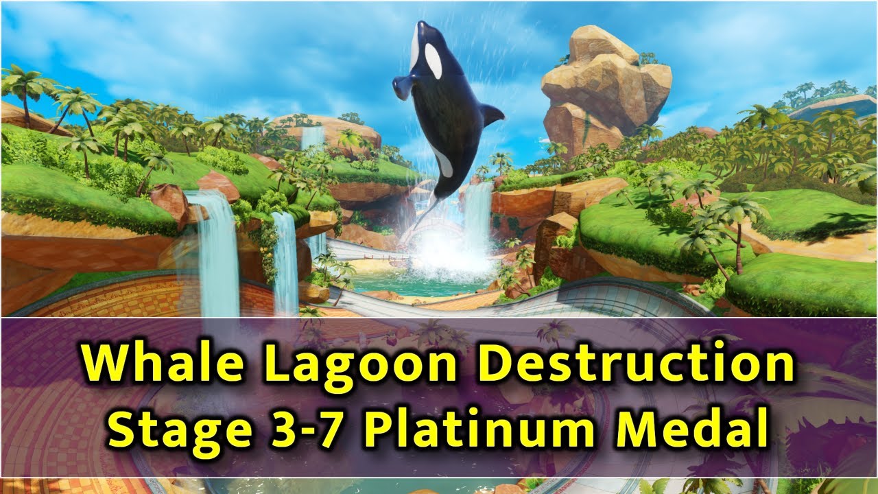 Team Sonic Racing - 3-7 Platinum Medal - Whale Lagoon Destruction