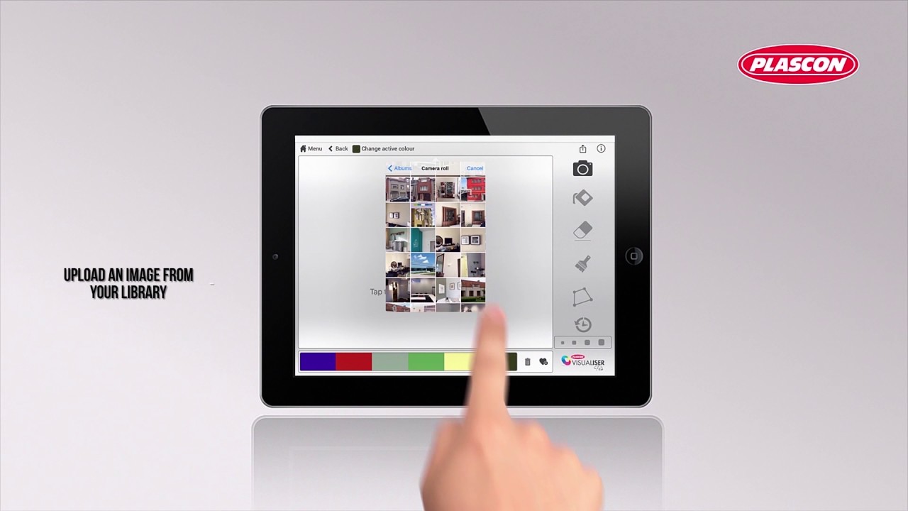 Plascon Visualiser App Tablet