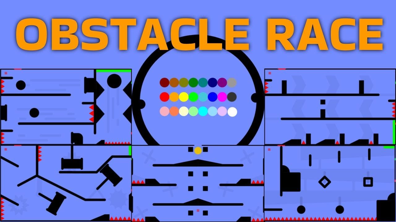 24 Marble Race EP. 67: Obstacle Race (by Algodoo)