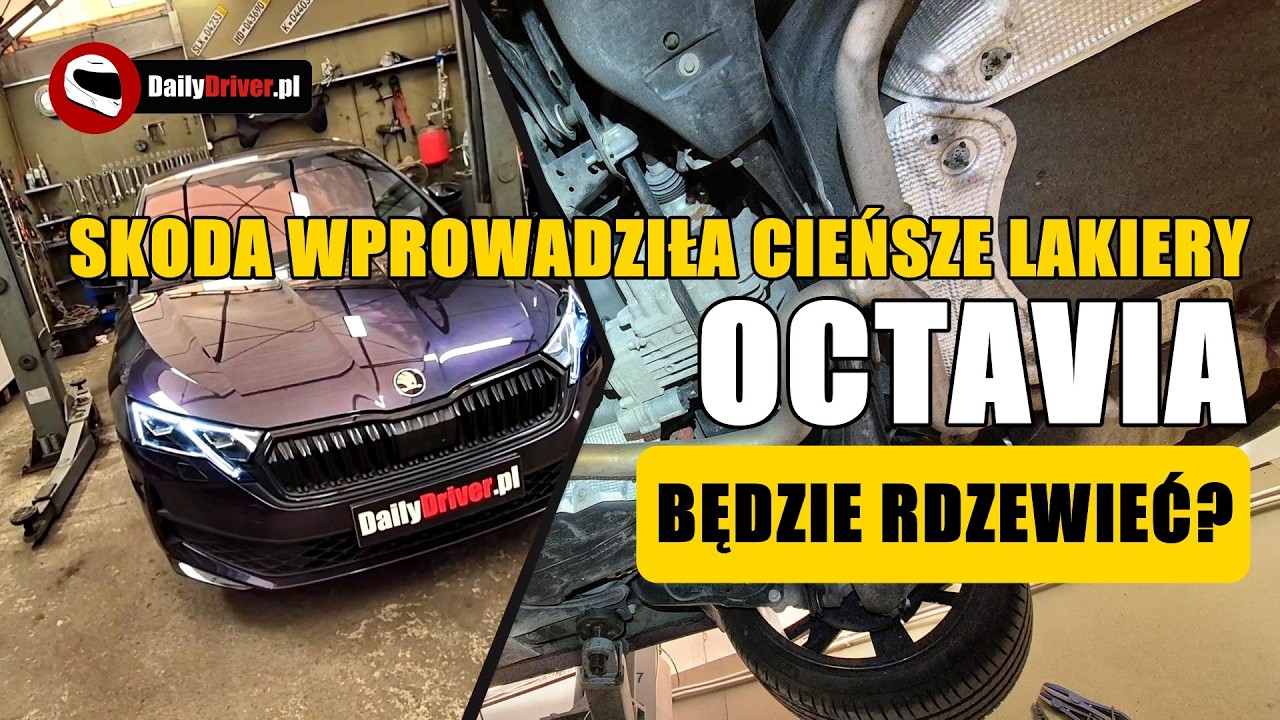 Nowa Skoda Octavia będzie rdzewieć? Sprawdzamy jej lakier, podwozie i zabezpieczenie antykorozyjne