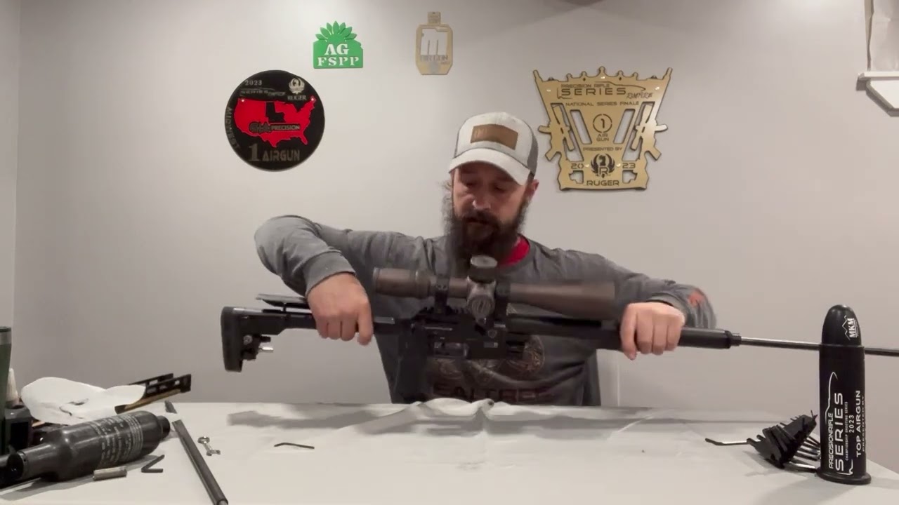 Working to eliminate the POI shift. FX Panthera Barrel disassembly