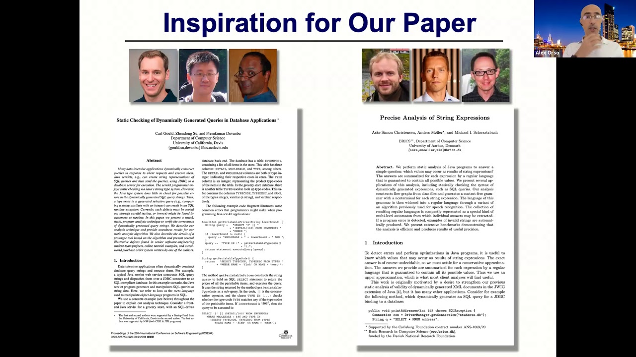 ASE 2020 Most Influential Paper (MIP) Presentation