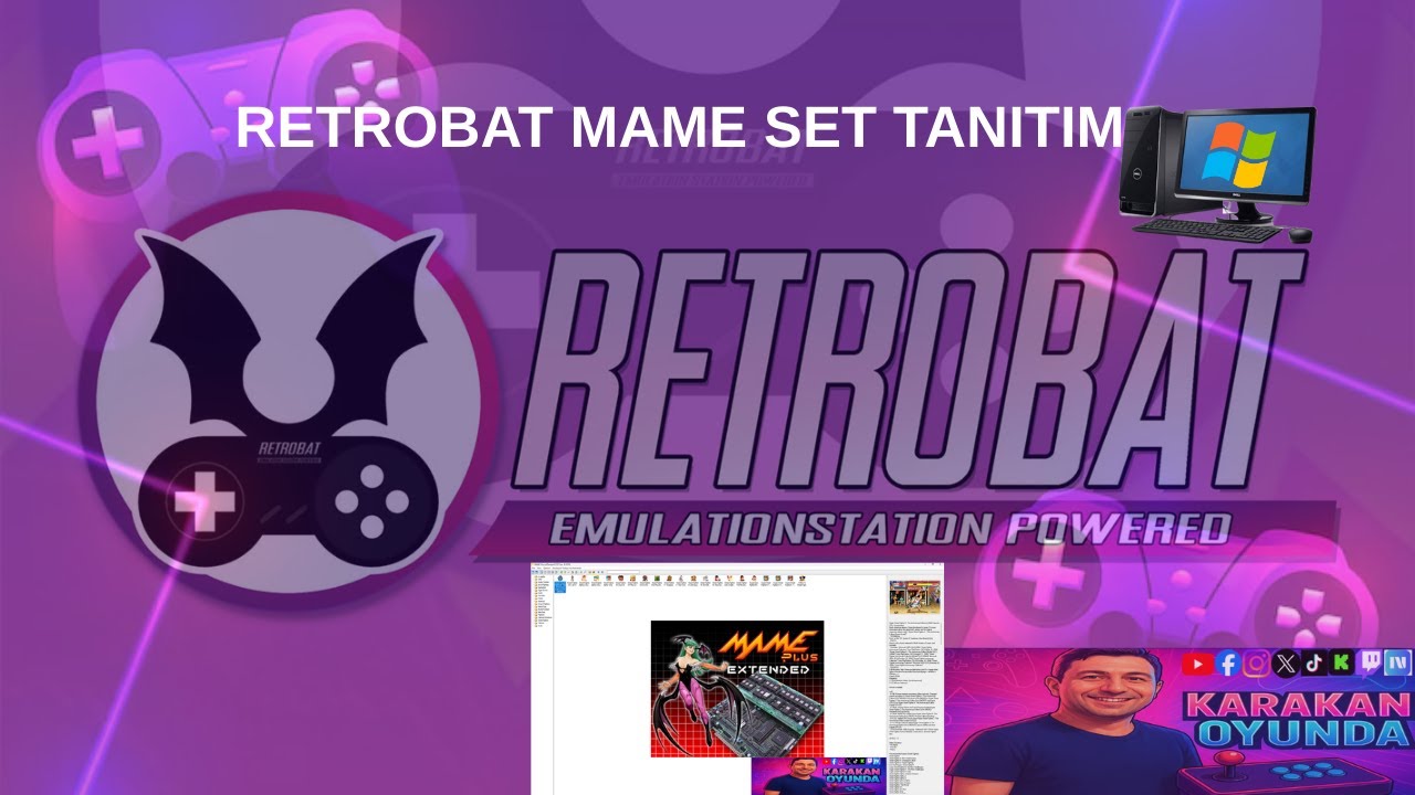 RETROBAT V7.5 || MAME SET TANITIM 