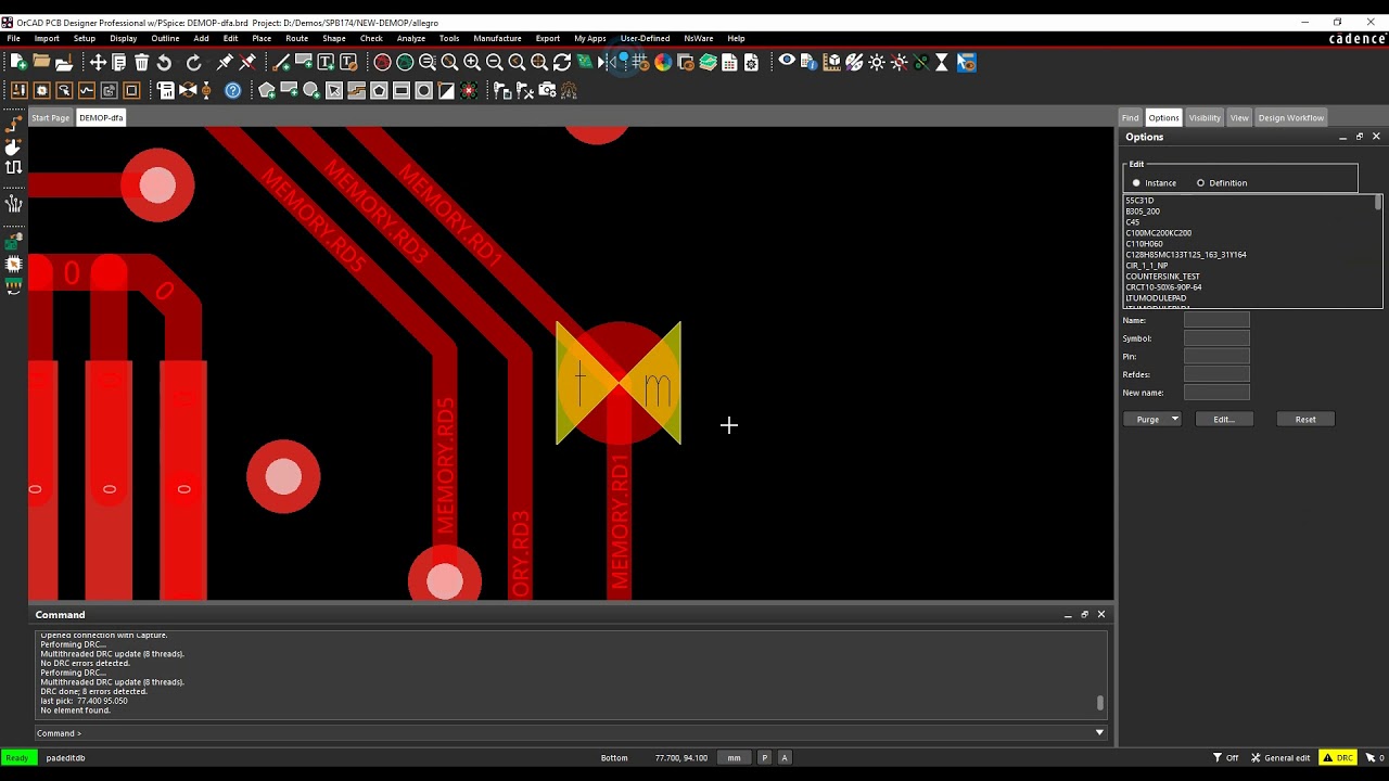 Cadence PCB Editor Design For Test