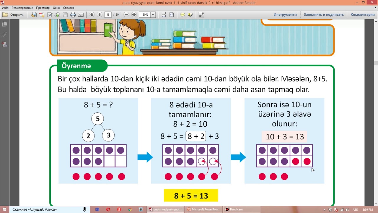 10 -a tamamlamaqla toplama